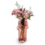 GIVERNY Vase Rose + Flowers - Design Vanessa Mitrani